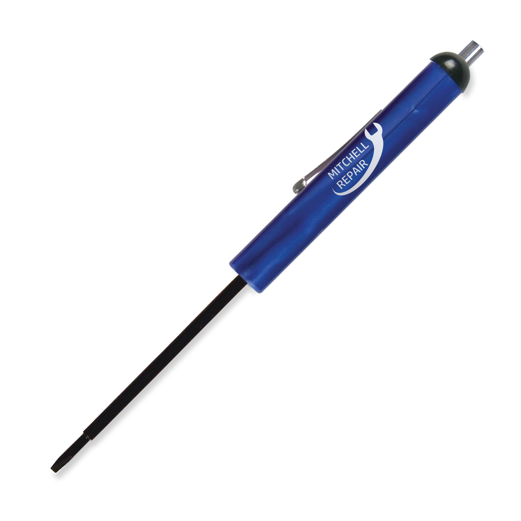 Metallic Blue Imprinted